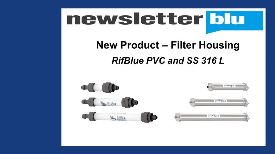 Un'idea innovativa : i contenitori e le cartucce filtranti RifBlue