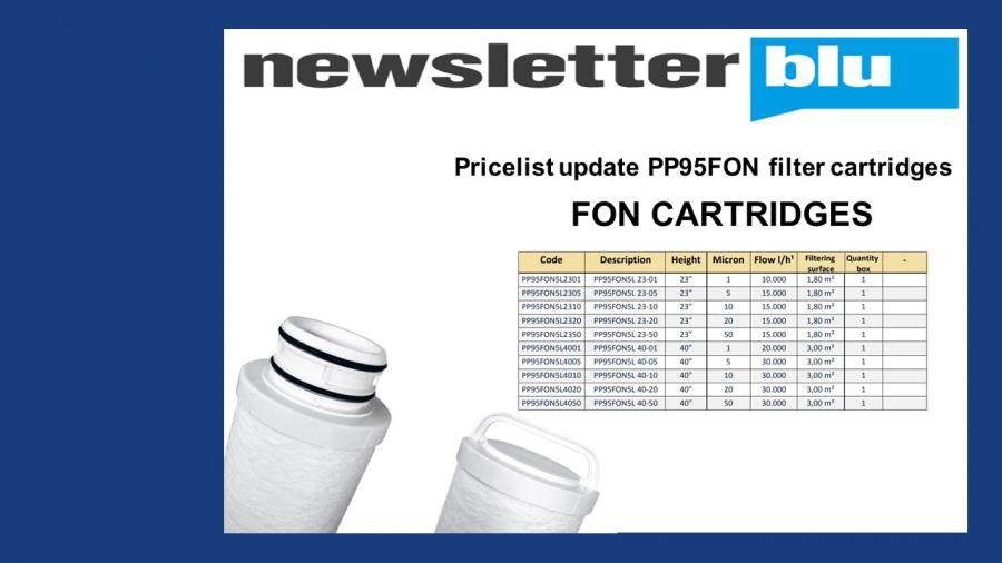 Variazione Listino Cartucce PP95FON