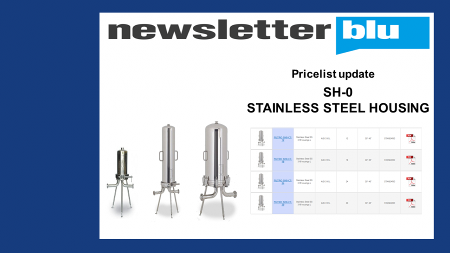 Variazione Listino Contenitori in Acciaio SH-0