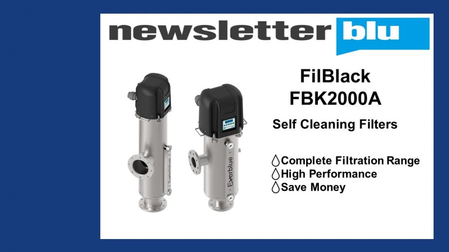 La Nuova linea di Filtri Autopulenti  Automatici con Ugelli Aspiranti in AISI 316