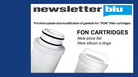 Variazione Listino e Guarnizione Cartucce Filtranti â€œFONâ€